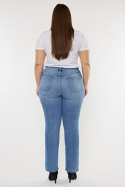 Kancan Full Size Cat's Whiskers High Waist Jeans Trendsi