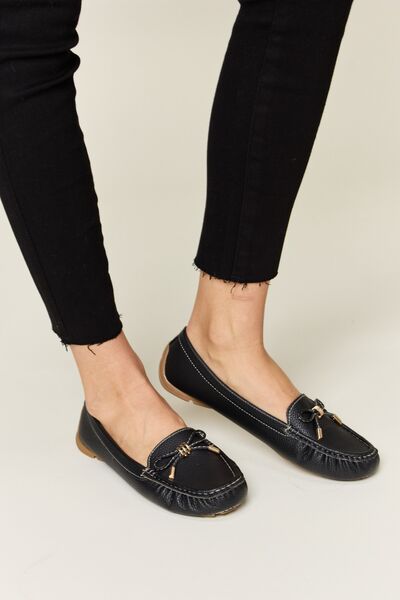 Forever Link Slip On Bow Flats Loafers Trendsi