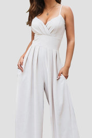 Spaghetti Strap Wide Leg Jumpsuit Trendsi