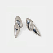 Geometric Stainless Steel Earrings Trendsi