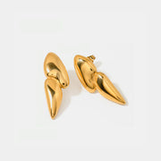 Geometric Stainless Steel Earrings Trendsi